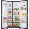 LG GSLC41EPPE 641L NatureFRESH American Style Fridge Freezer in Essence Matte Black_interior full