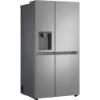 LG GSLC41PYPE 641L NatureFRESH Side-By-Side American Style Fridge Freezer in Prime Silver_angled view front
