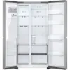 LG GSLC41PYPE 641L NatureFRESH Side-By-Side American Style Fridge Freezer in Prime Silver_interior empty