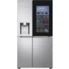 LG GSXE90BSDD 628L InstaView™ Side-By-Side Fridge American Style Freezer in Brushed Steel_main