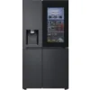 LG GSXE90EVDD 628L InstaView™ Side-By-Side Fridge American Style Freezer in Essence Black Steel_main