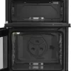Hotpoint HDG6GDCB1 60cm Gas Double Cooker with Glass Lid - Black_interior