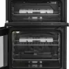 Hotpoint HDG6GDCB1 60cm Gas Double Cooker with Glass Lid - Black_interior