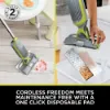 Shark VM200UK Shark VacMop Cordless 2-in-1 Vacuum Mop with Targeted Spray - 9 Min 30 Sec Run Time - Charcoal Grey_one click disposable pad