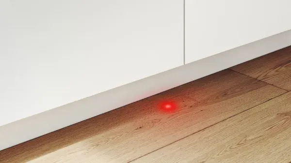 Bosch SMV4ECX23G Series 4 60cm Fully Integrated Dishwasher _red light