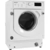 Hotpoint BIWDHG861485 8kg/6kg 1400 Spin Integrated Washer Dryer in White_Open