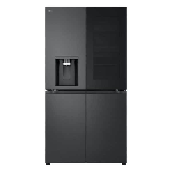 LG GMK960EV2E 646L InstaView™ American Style Fridge Freezer in Essence Black Steel_main