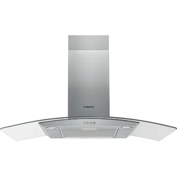 Hotpoint PHGC94FLMX 90cm Chimney Cooker Hood in Stainless Steel 