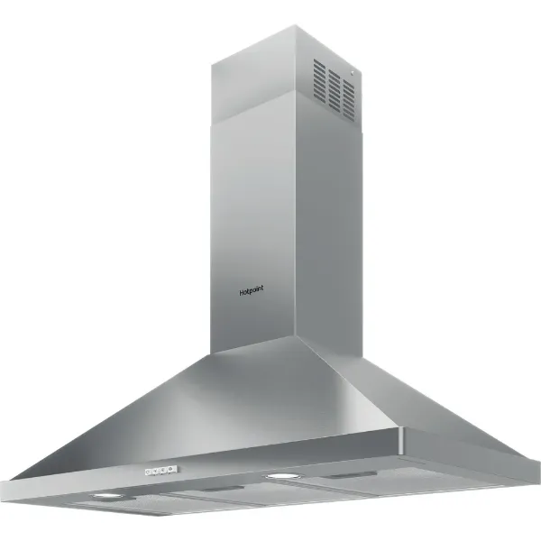 Hotpoint PHPN95FLMX/1 90cm Chimney Pyramid Cooker Hood in Stainless Steel