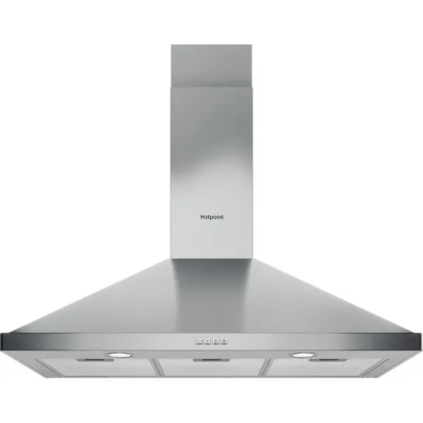 Hotpoint PHPN95FLMX/1 90cm Chimney Pyramid Cooker Hood in Stainless Steel
