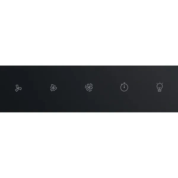 Hotpoint PHVP82FLTK 90cm Chimney Cooker Hood in Black_TouchScreen