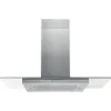 Hotpoint UIF93FLBX 90cm Chimney Island Cooker Hood in Stainless Steel 