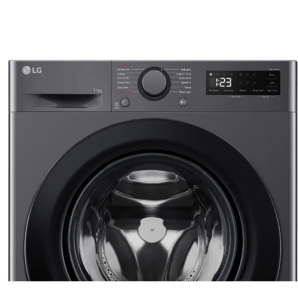 LG F4Y511GBLN1 11kg AI Direct Drive Washing Machine in Slate Grey_front