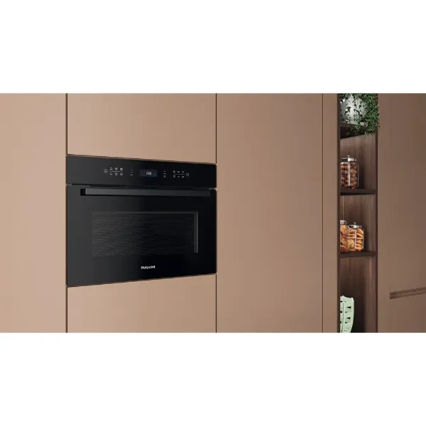 Hotpoint HCW6O7HTSBUK Class 6 Compact Oven with Microwave and Cook 3
