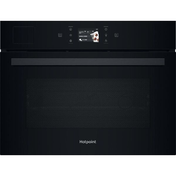 Hotpoint HCS9A9PHTSBA Built-In Single Compact Oven in Black