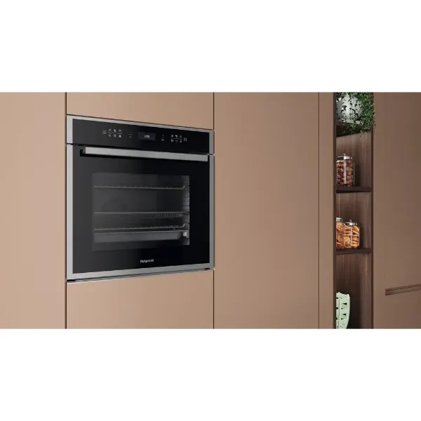 Hotpoint HOI68PT1SXUK Class 6 60cm Built-In Single Pyrolytic Oven with ActiveMultiflow and Air Fry