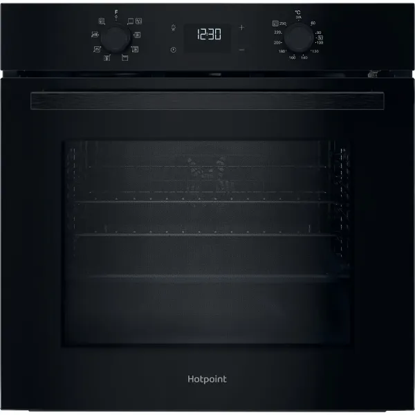 Hotpoint HO475PBUK Class 2 60cm Built-In Single Multifunction Pyrolytic Oven with Multiflow