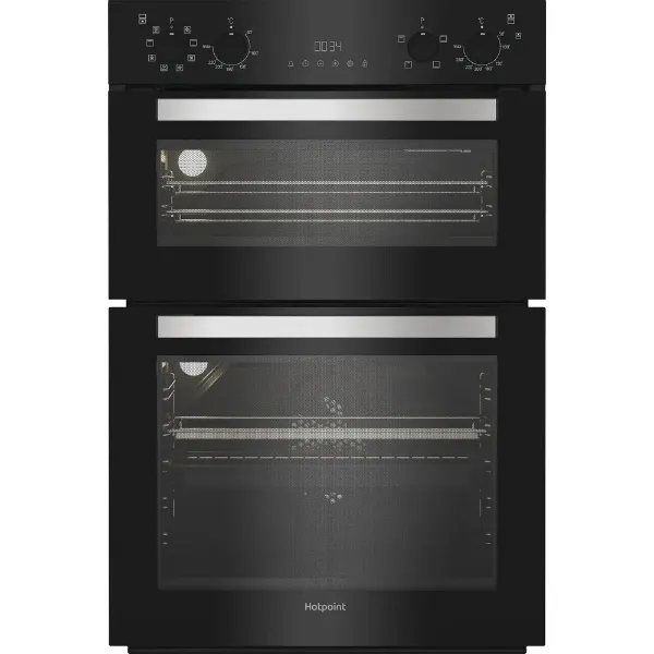 Hotpoint DIH82GB 89cm Built In Double Multifunction Oven with Catalytic Liners