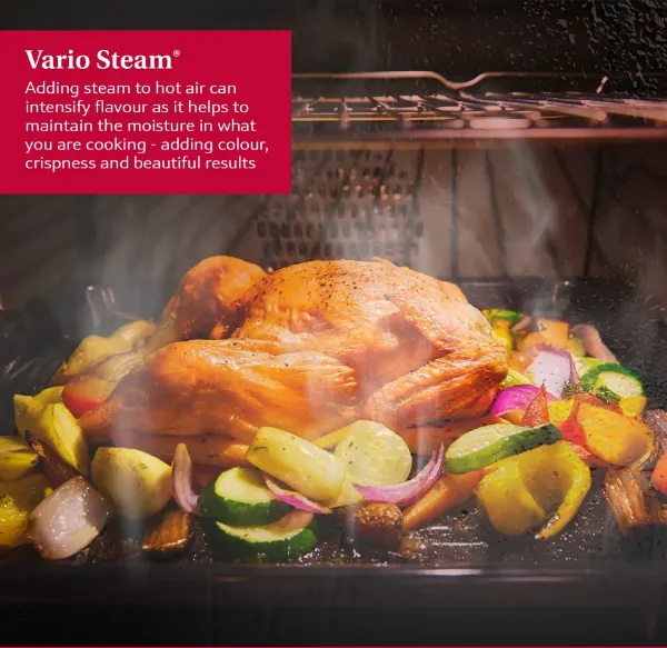 Neff B69VS7MY0A Flex Design N90 60cm Built-In Oven with Added Steam Function