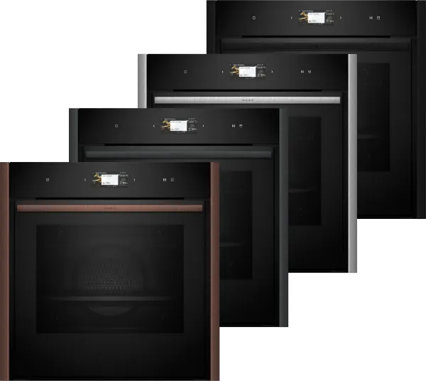 Neff B69VS7MY0A Flex Design N90 60cm Built-In Oven with Added Steam Function