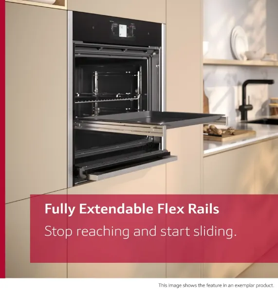 Neff B69FS5CY0A Flex Design N90 Built-In oven with Steam Function 