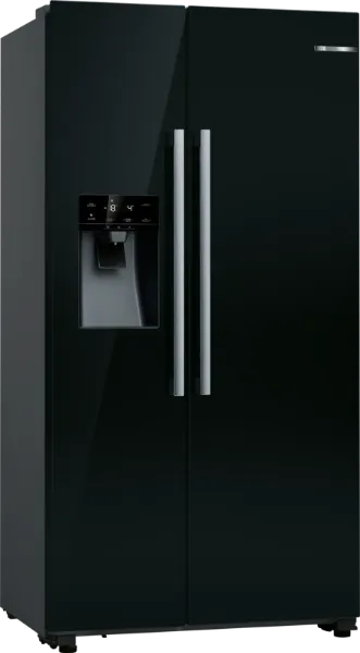 Bosch KAD93ABEP Series 6 American Style Fridge Freezer in Black with Total No Frost_main