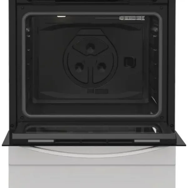Indesit I6G3PMW/UK 60cm Dual Fuel Single Cooker in White