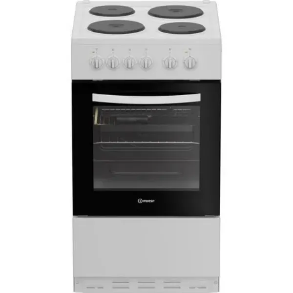 Indesit I5E3KMW 50cm Electric Single Cooker in White