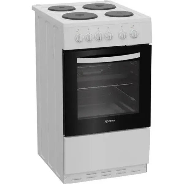 Indesit I5E3KMW 50cm Electric Single Cooker in White