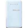 Smeg FAB5LPB6 40cm 50s Style Left Hand Hinged Free Standing Refrigerator In Pastel Blue