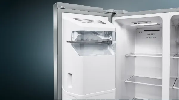 Siemens KA93GAIDP iQ500 American Style Side by Side Freestanding Fridge Freezer in Brushed Steel Anti-fingerprint