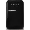 Smeg FAB5RBL6 40cm 50s Style Right Hand Hinged Free Standing Refrigerator In Black