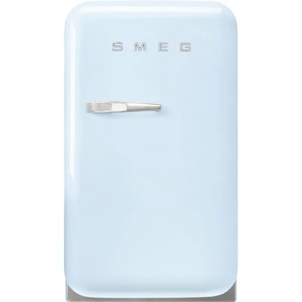 Smeg FAB5RPB6 40cm 50s Style Right Hand Hinged Free Standing Refrigerator In Pastel Blue