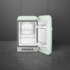 Smeg FAB5RPG6 40cm 50s Style Right Hand Hinged Free Standing Refrigerator In Pastel Green