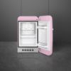 Smeg FAB5RPK6 40cm 50s Style Right Hand Hinged Free Standing Refrigerator In Pastel Pink