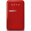 Smeg FAB5RRD6 40cm 50s Style Right Hand Hinged Free Standing Refrigerator In Red