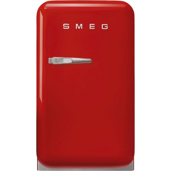 Smeg FAB5RRD6 40cm 50s Style Right Hand Hinged Free Standing Refrigerator In Red