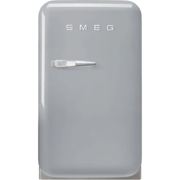 Smeg FAB5RSV6 40cm 50s Style Right Hand Hinged Free Standing Refrigerator In Silver