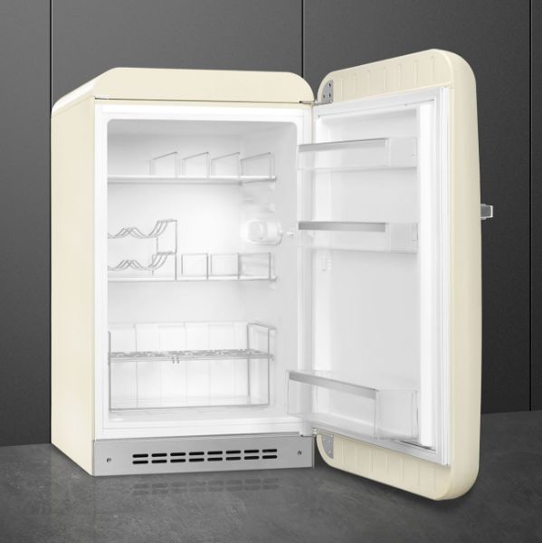 Smeg FAB10HRCR6 50s Style 55cm Right Hand Hinged Freestanding Refrigerator In Cream