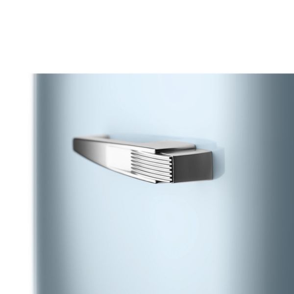 Smeg FAB28LPB6UK 60cm 50s Style Left Hand Hinged Free Standing Refrigerator In Pastel Blue