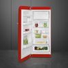 Smeg FAB28LRD6UK 60cm 50s Style Left Hand Hinged Free Standing Refrigerator In Red