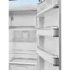 Smeg FAB28RPB6UK 60cm 50’s Style Right Hand Hinged Free Standing Refrigerator In Pastel Blue