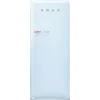 Smeg FAB28RPB6UK 60cm 50’s Style Right Hand Hinged Free Standing Refrigerator In Pastel Blue