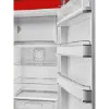Smeg FAB28RRD6UK 60cm 50’s Style Right Hand Hinged Free Standing Refrigerator In Red
