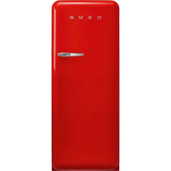Smeg FAB28RRD6UK 60cm 50’s Style Right Hand Hinged Free Standing Refrigerator In Red