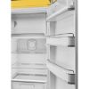 Smeg FAB28RYW6 60cm 50’s Style Right Hand Hinged Free Standing Refrigerator In Yellow