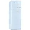 	Smeg FAB30LPB6UK 60cm 50’s Style Fridge Freezer Left Hand Hinged In Pastel Blue