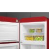Smeg FAB30LRD6UK 60cm 50’s Style Fridge Freezer Left Hand Hinged In Red