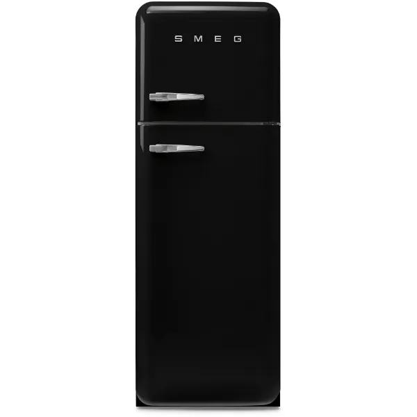 Smeg FAB30RBL6UK 60cm 50’s Style Fridge Freezer Right Hand Hinged In Black