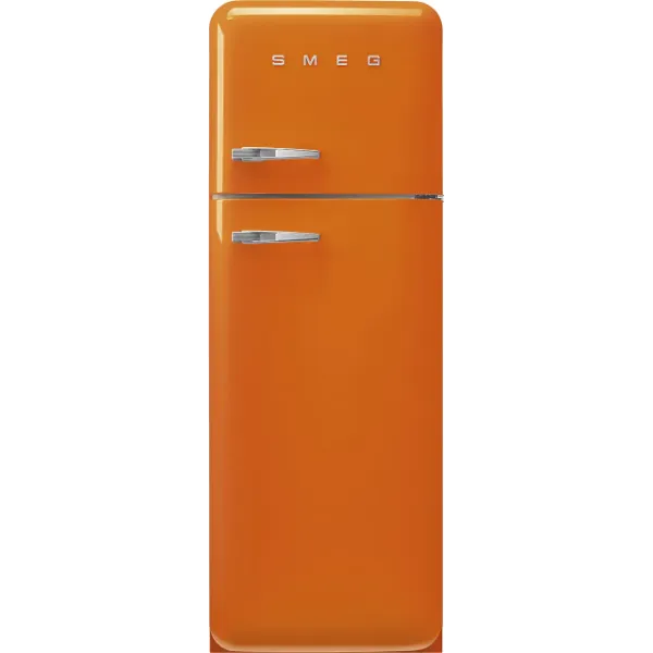 Smeg FAB30ROR6UK 60cm 50’s Style Fridge Freezer Right Hand Hinged In Orange